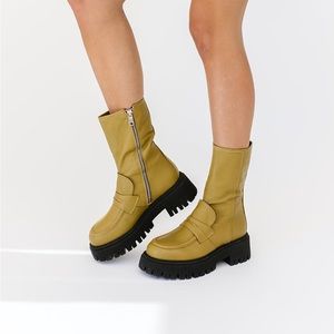 free people madison loafer boots